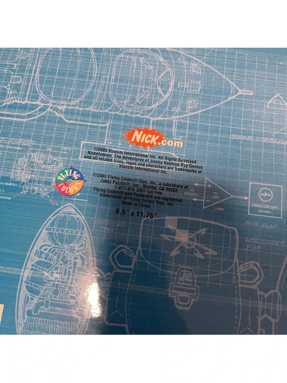 Vintage 2003 Y2K Jimmy Neutron Nickelodeon Bundle School Paper Folders